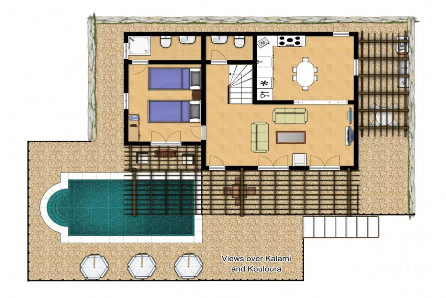 Villa Emilios 卡拉米 外观 照片